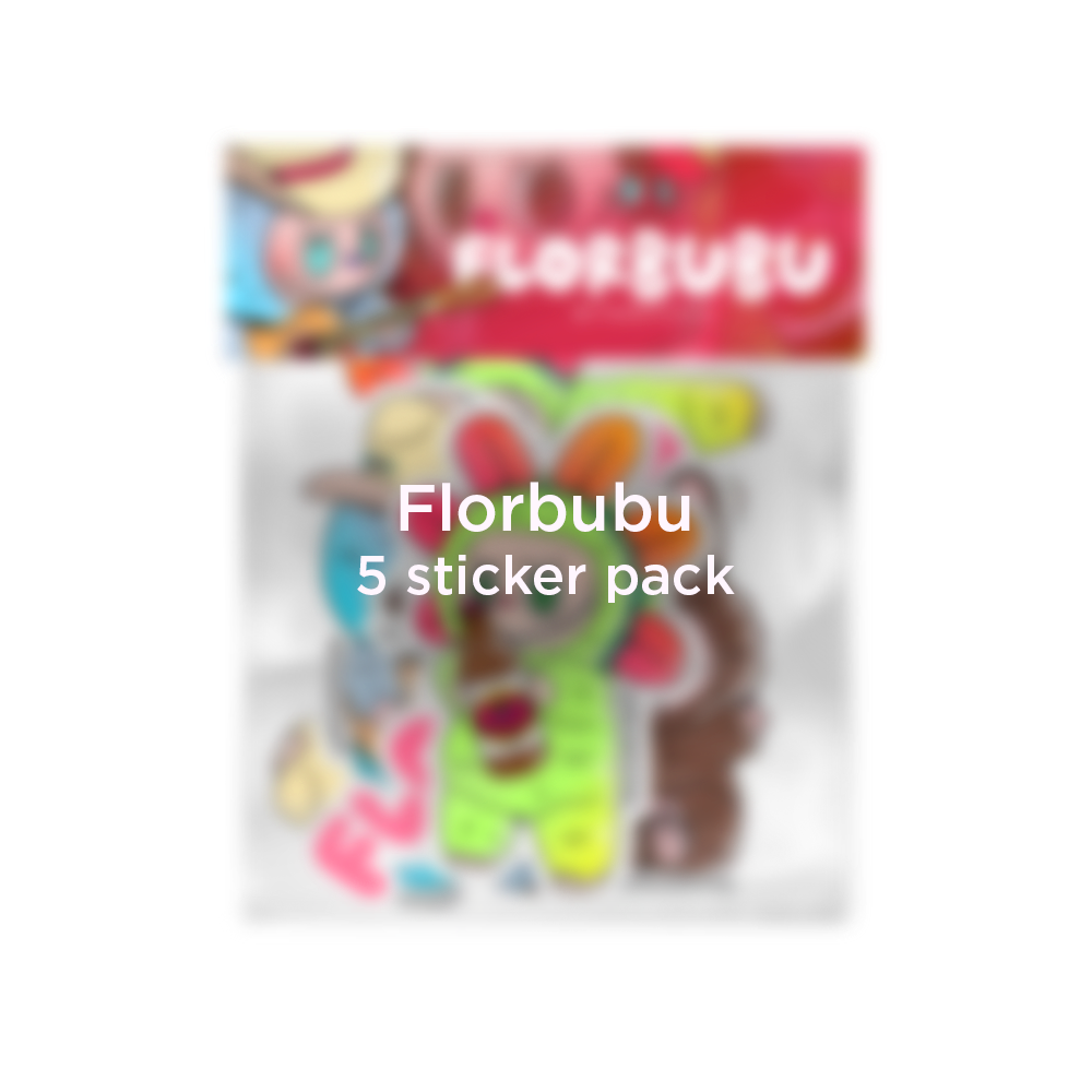 Florbubu - 5 stickers pack